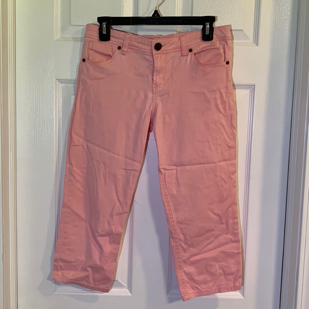 Pink capri pants